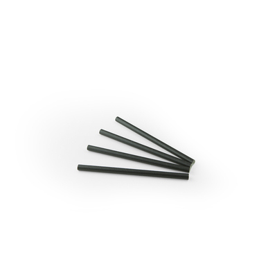 Drinkrietjes papier - Ø 8 mm - 15 cm - 200 stuks - ZWART