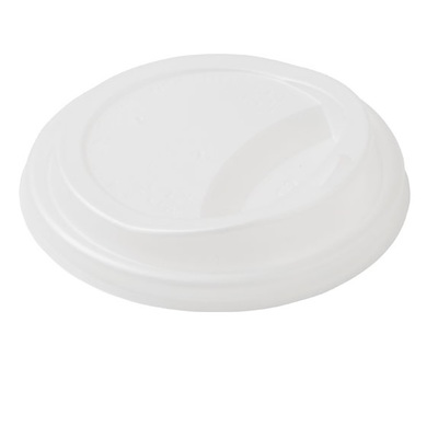 Deksel koffiebeker 240ml WIT