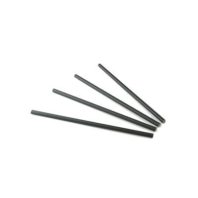 Black Paper Straight Straw ø8mm/24cm 100pcs