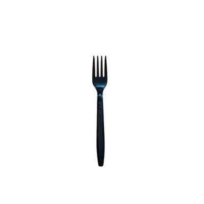 Fourchette à couverts réutilisable 175mm pp noire 1000pcs
