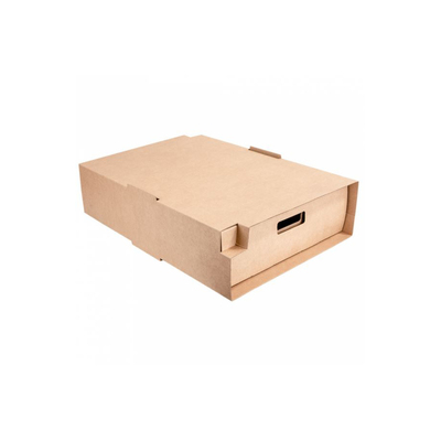 Cateringdoos Kraft Blanco 45x34,5x8,5cm 2-Delig 25st - Inclusief FOST PLUS bijdrage
