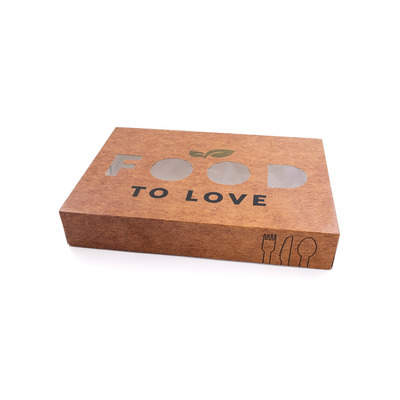 Boîte traiteur Food to Love kraft 56x38x8cm 40pcs