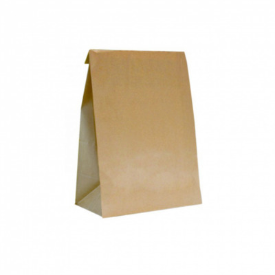 Broodzak met blokbodem kraft 200+90x345mm 500st - Inclusief FOST PLUS bijdrage