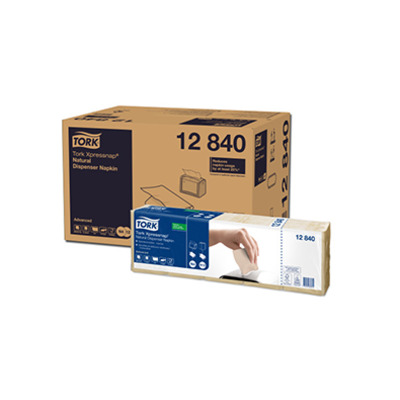 Tork Disp. Napkin Xpress 1 Ply N4 21.3x33cm Natural 5x1800pcs