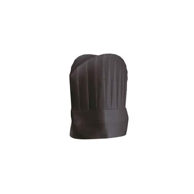 Koksmuts Zwart Airlaid Ronde Bovenkant 25cm 10st