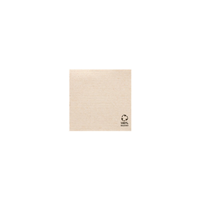 Dp Servet Eco Recycled - 20 x 20 cm - 2400 pieces - NATURAL