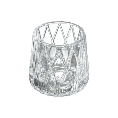 Relight Houder Diamond Glas Transparant 6st