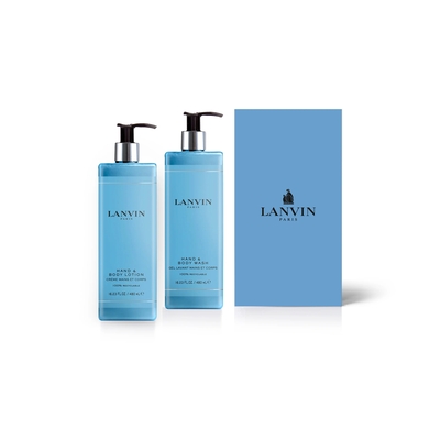 Lanvin Hand & Body Wash+Lotion pompflessen 480ml 9st