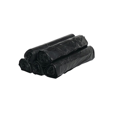 Vuilzak 50x55cm ldpe 12mµ/t15 25l zwart 20x50st