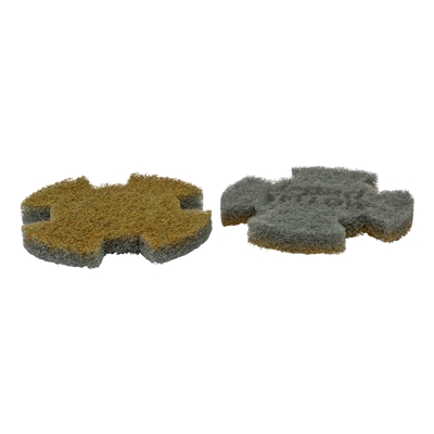 Set of 2 Twister Pads for i-mop XL- YELLOW