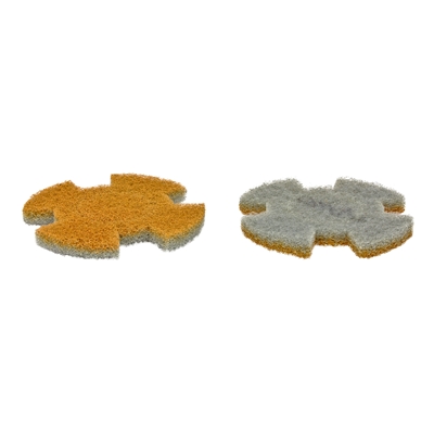 Set of 2 Twister Pads for I-mop XL - ORANGE
