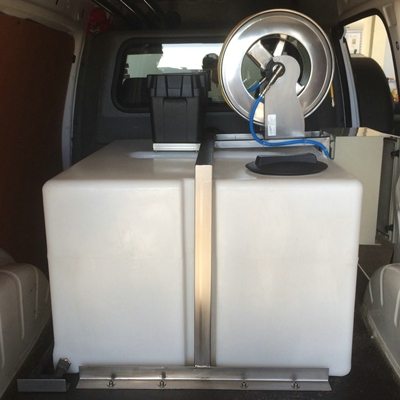 500 l Telewash system in Anssems trailer - with brakes