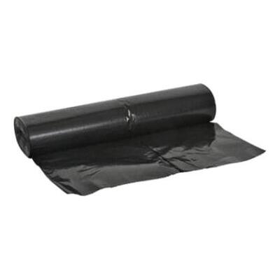 LD zak - 115 x 135 cm - T30 - 240 l - ZWART - rol 10 stuks