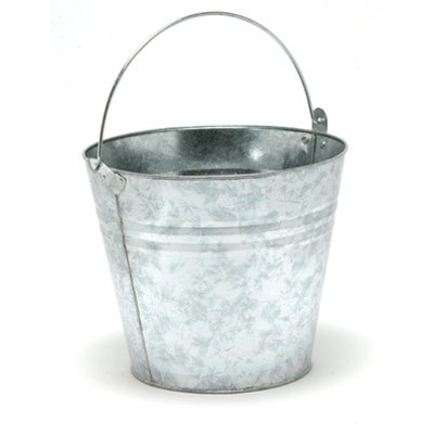 Galvanised steel bucket - 12 l