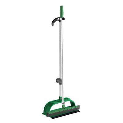 Baggy dustpan with floor squeegee - GREEN