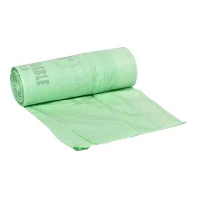 Sacs poubelles biodégradables - 82 x 85 cm - 30µ - 100 l - rouleau de 20 pièces