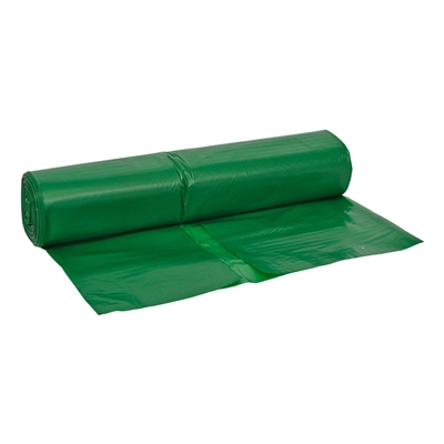 LD bag - 70 x 110 cm - T45 - 115 l - GREEN - roll of 25 pieces