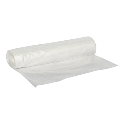HD zak - 70 x 110 cm - T25 - 115 l - WIT TRANSPARANT - rol 25 stuks