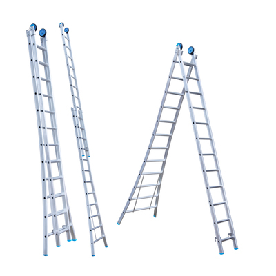 2-section extension ladder - 2 x 12 rungs- 3.25/5.50 m - 15.7 kg