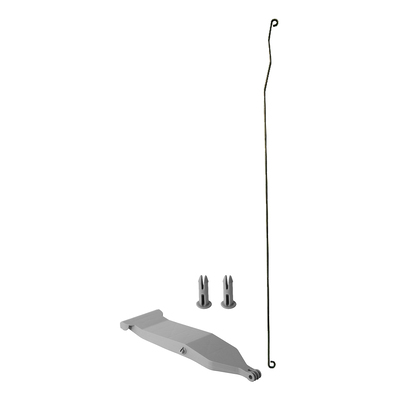 Pedaal set zakhouder 150 l voor SystemCar - compact/lang chassis - rubberen wielen 125 mm