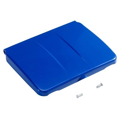 Lid with work schedule holder - BLUE