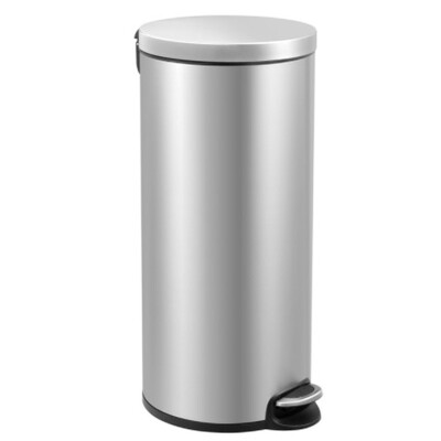 Pedaalemmer in mat RVS - 30 l