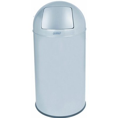 Push bin - 40 l - ZILVER