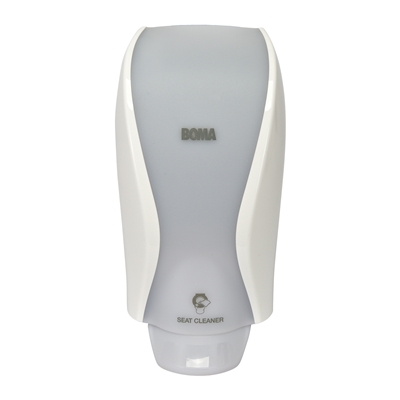Lago manual toilet seat cleaner dispenser - WHITE