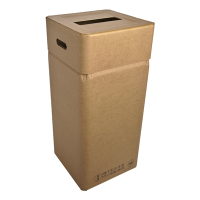 Bomabin Select Cardboard - 110 l - lid with rectangular opening