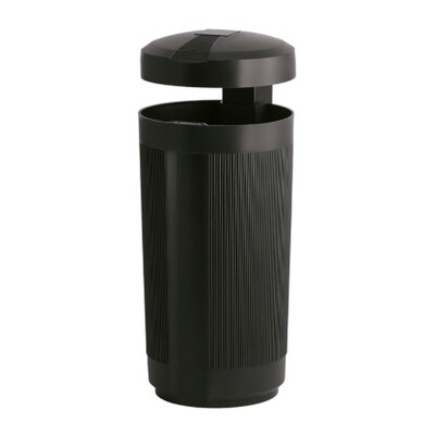 Bomabin Outdoor Rhea - buitenafvalbak met afdak - 50 l - ZWART