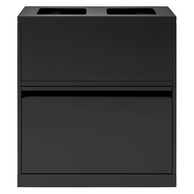 Bomabin Select Bica - 80 l - NOIR - ouvert