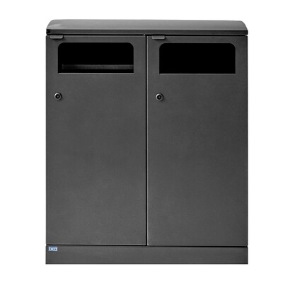 Bomabin Select Bica Outdoor - 2 x 100 l - ANTHRACITE BLACK