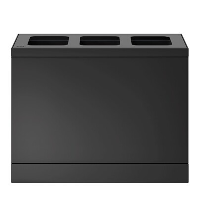 Bomabin Select Bica - 3 x 10 l - ANTHRACITE - open/open/open