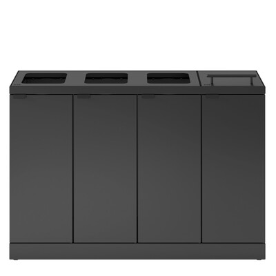 Bomabin Select Bica - 4 x 45 l - ANTHRACITE - open/open/open/lid