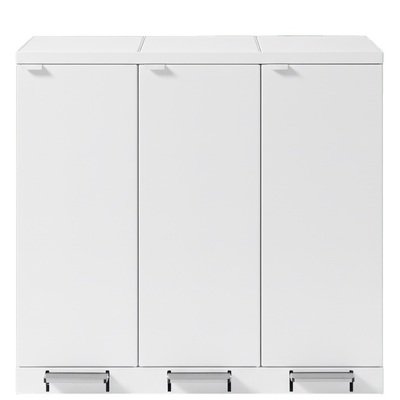 Bomabin Select Bica - 3 x 65 l - WHITE - pedal/pedal/pedal