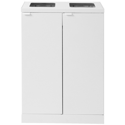 Bomabin Select Bica - 2 x 65 l - BLANC - ouvert/ouvert