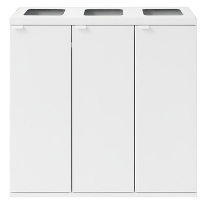 Bomabin Select Bica - 3 x 65 l - BLANC - ouvert/ouvert/ouvert