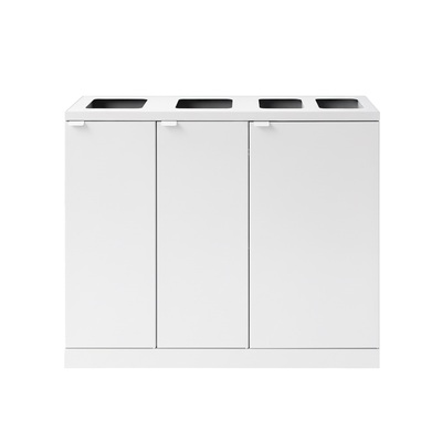 Bomabin Select Bica - 2 x 65 l + 2 x 45 l - WHITE - open/open/open/open