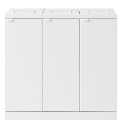 Bomabin Select Bica - 3 x 65 l - WHITE - lid/lid/lid