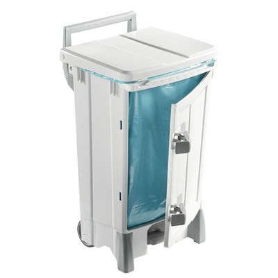 Bomabin Select Pedal Classic Ergo - 90 l - WIT - deksel WIT