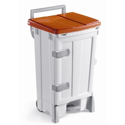 Bomabin Select Pedal Classic Ergo - 90 l - WHITE - lid RED