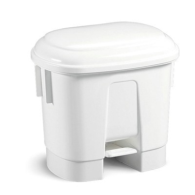 Pedal bin Sirius - 30 l - lid WHITE