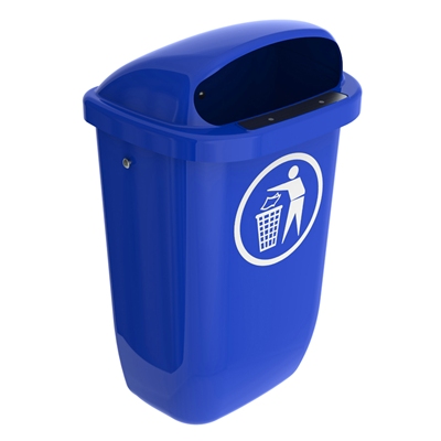 Afvalbak HDPE 50L BL