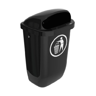 Buitenafvalbak - HDPE - 50 l - ANTRACIET