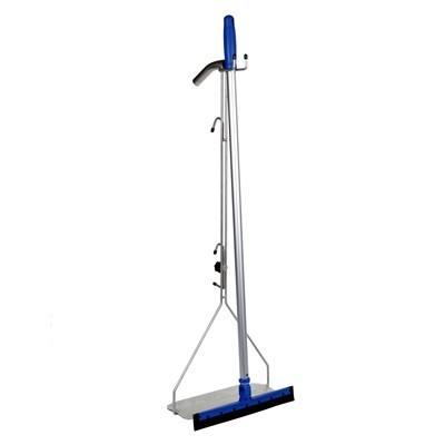 Stainless steel dustpan + floor squeegee