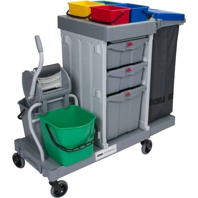 SystemCar 2014 RL - met rubber wielen en afsluitbare lades