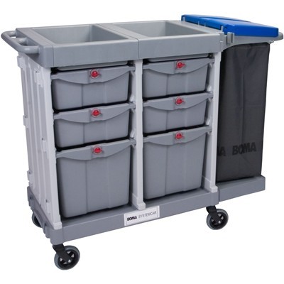 SystemCar 3310 RL - met rubber wielen en afsluitbare lades
