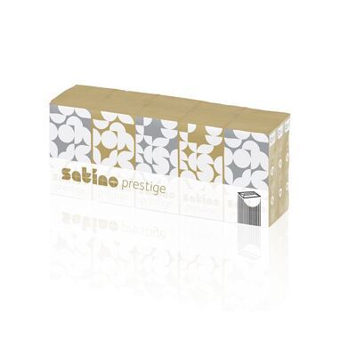 Tissues - virgin tissue - 4ply - 21 x 21 cm - 15 x 15 packs of 10 pieces - 113941
