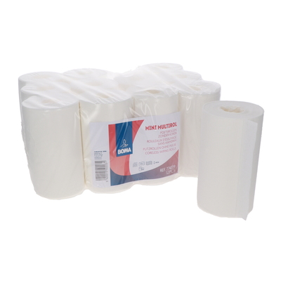 Mini Centerfeed Multirol - zuiver tissue - 2 laags - 60 m x 20 cm - WIT - 12 rollen