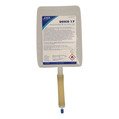 Absynth gel désinfectant pour les mains - 800 ml (pour distributeur bag-in-box) - Temporairement avec label Desco17 (BE: BE-REG-00756, NL: 15074 N ; LUX: 35/26/L)
